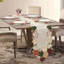 Ensemble de 8 napperons blancs Dec Decode avec broderie européenne pour table de salle à manger et décoration de Noël élégante