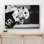 Noir et blanc Joueur de hockey, Athlètes sportifs, photographie, urbain contemporain, ultra-images