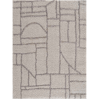 Juwaria Abstract Cream Area Rug