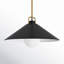 Luminaire suspendu conique à 1 lumière Zoë-1140681382
