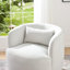 Fauteuil pivotant en velours Bolton-955108769