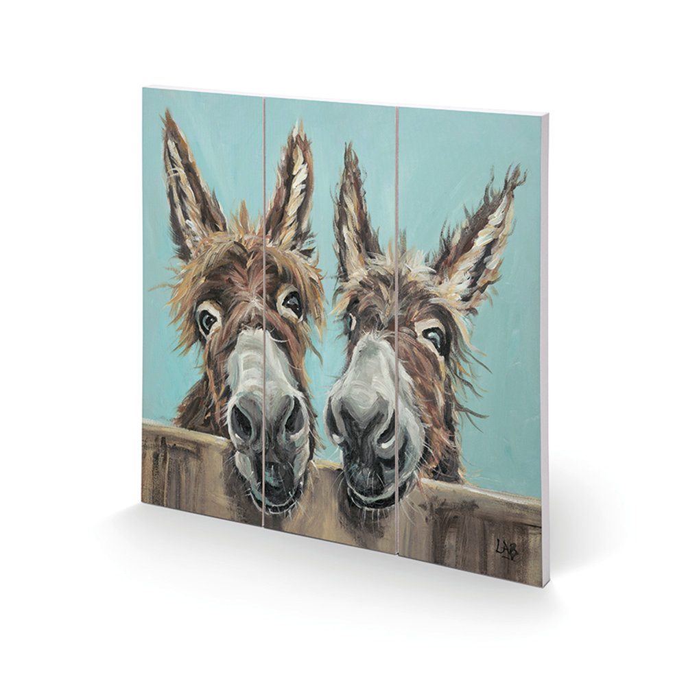 Double Trouble by Louise Brown - No Frame Painting on Wood