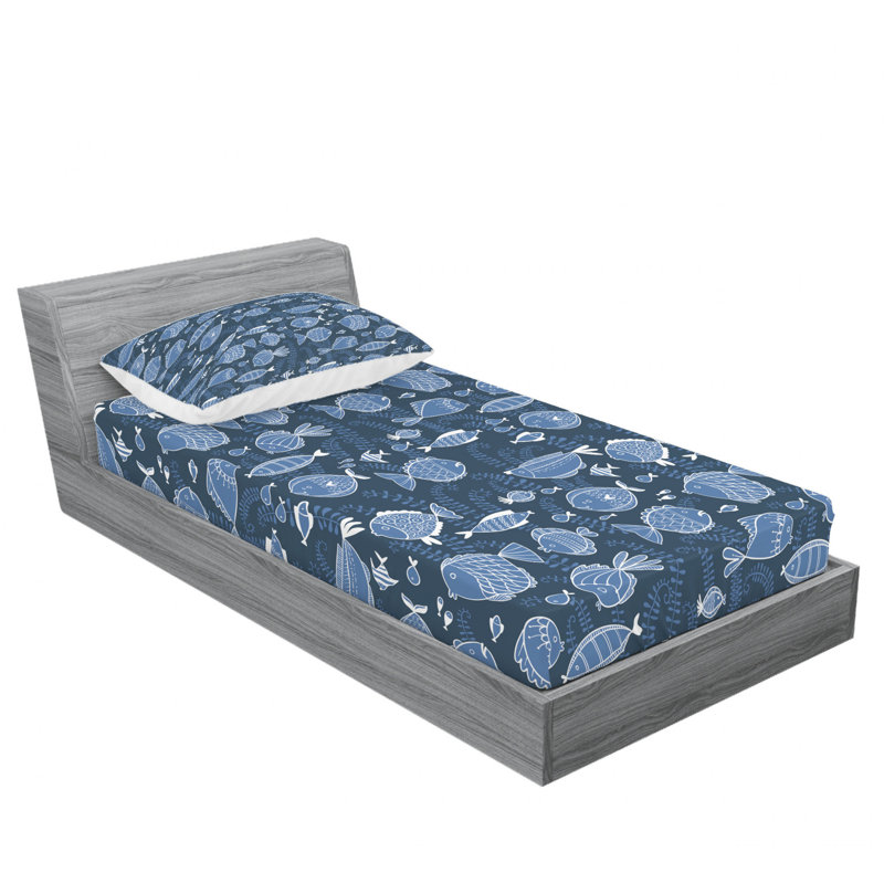 Microfiber Sheet Set, Twin XL Sheet Set with Fitted Sheet