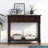 Traditional Design Console Table with Two Drawers and Bottom Shelf-1367724307