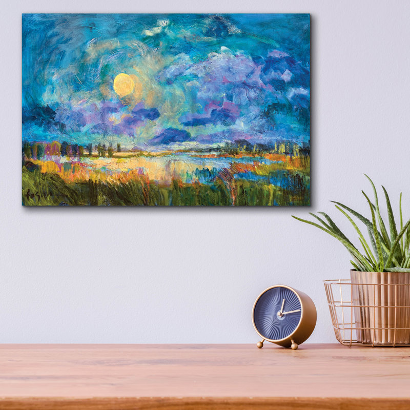  'Moon Rising' by Dorothy Fagan Acrylic Glass Wall Art, 16" x 12"