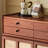 Retro Solid Wood Sideboard with Multiple Storage