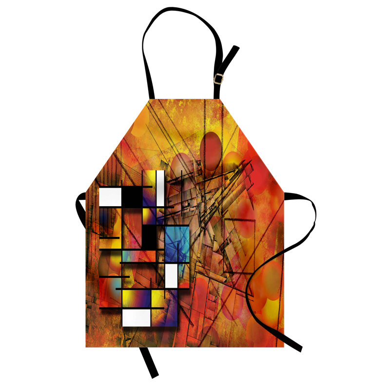 Multicolore, tablier East Urban Home Modern, image géométrique, taille adulte