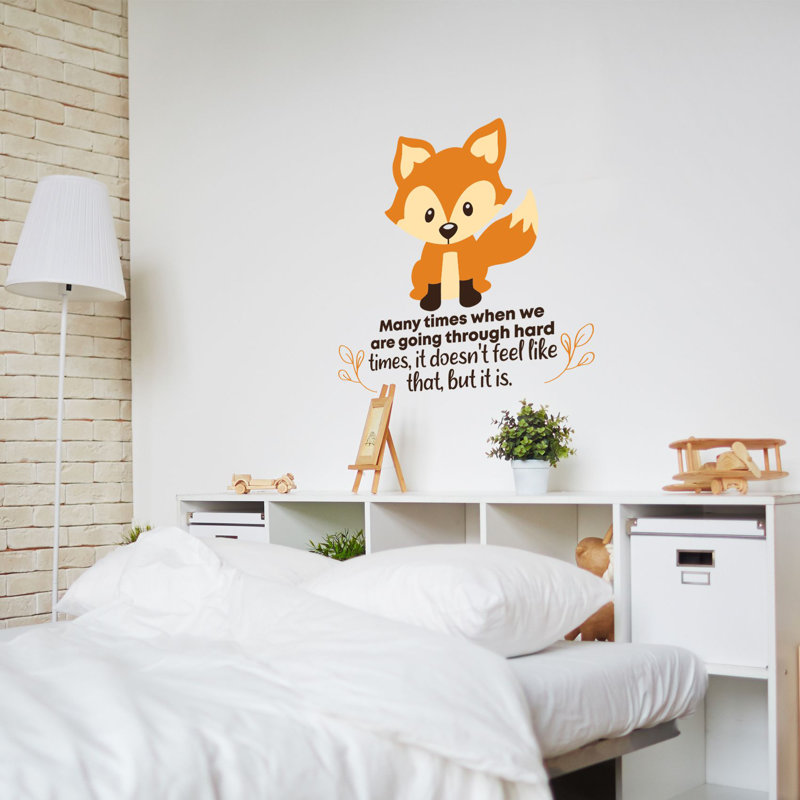 Text & Numbers Wall Decal, 30" H x 30" W x 0.05" D