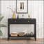 Console avec tiroirs, canapé d'appoint en bois étroit