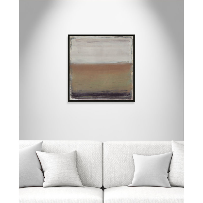 «Alana Arizona Print» par, H 25,5 po x l 25,5 po, Espresso