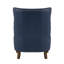 Fauteuil d'appoint Redi 29,5 po (75 cm) de largeur en cuir véritable avec dossier capitonné, idéal pour le salon, la chambre ou le bureau.-129161157