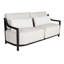 Samara Cushioned Sofa w/Three Accent Pillows