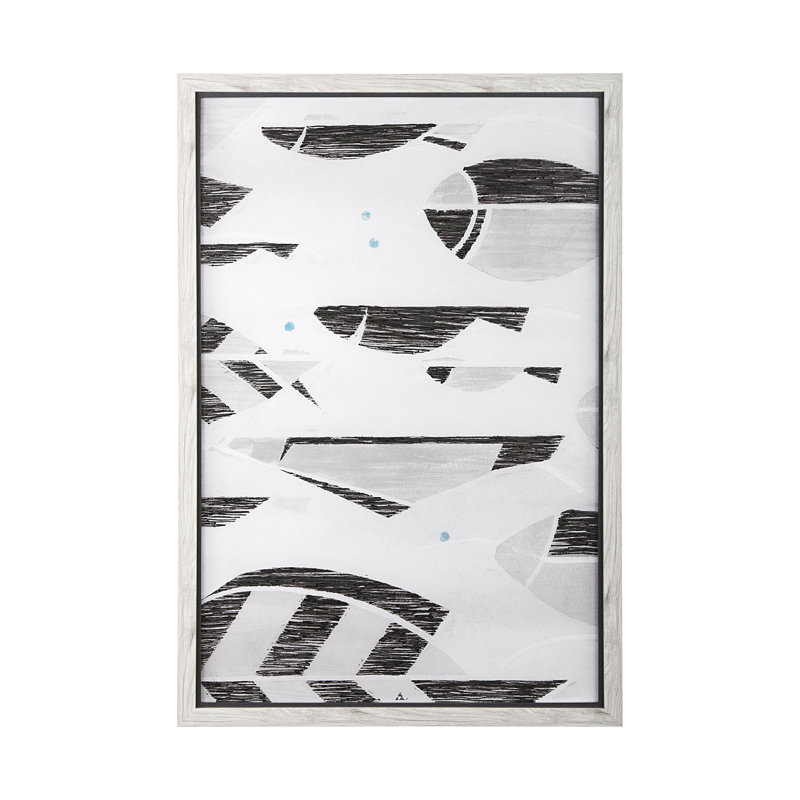 Se Promener I a Hand Embelished Textured Framed Art Print Matted under Glass