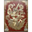  Peinture traditionnelle indonésienne Sita, art mural peint à la main avec des accents d'or 24 carats