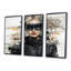 Art mural noir et gris mode futuriste I - Dior-650533941-650533938