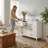 White Dresser with 6 Drawers-471371141