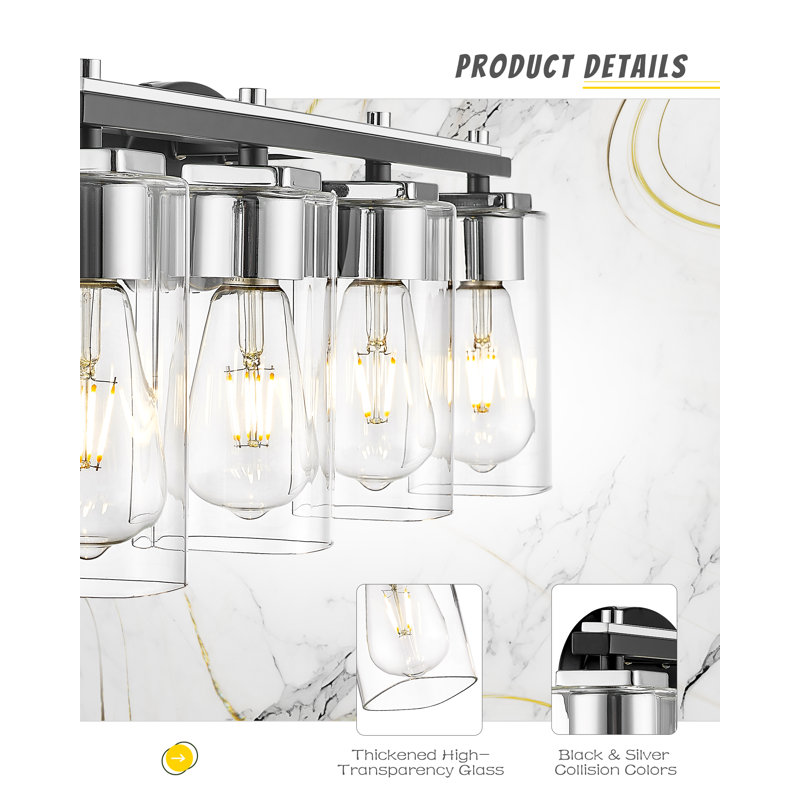 Éclairage pour meuble-lavabo 4 lumières Thekla