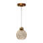 1 - Light Natural Dome Pendant