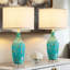 Lampe de table H 25,8 po avec base en cristal Autry