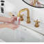 Robinet de salle de bain à large entraxe avec bonde-81641109