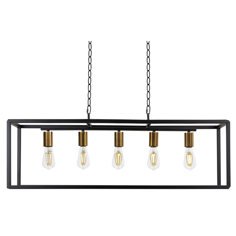Bas 5 - Light Dimmable Kitchen Island Square / Rectangle Chandelier