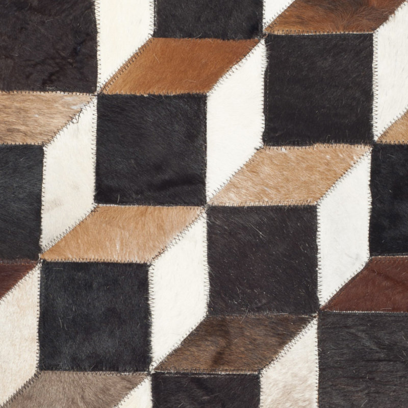 Tapis brun / ivoire Stasia, Rectangle 3 pi x 5 pi