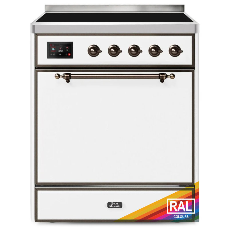 ILVE Majestic II 30 in Induction Range, RAL/Bronze