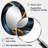 Fractal Aqua Drift Of Marble I - Modern Oval Wall Mirror-1408549413