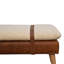 Banc en bois massif avec garniture cloutée-1441416904
