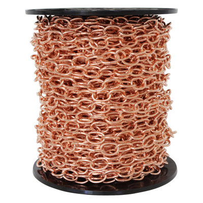 Decorative Solid Standard Link Fixture Chain or Chain Break (164 feet)