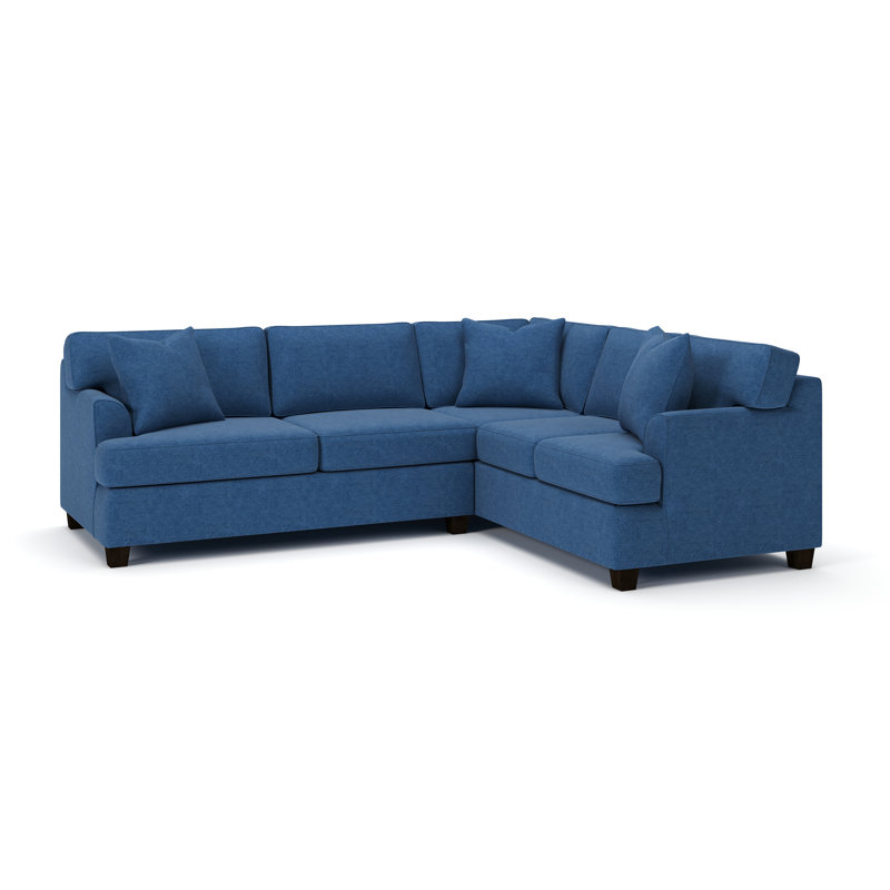 Canapé modulaire Conradina, Denim indigo classique, Orienté à droite