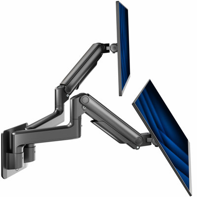 Support mural double pour écrans VIVO Premium, compatible avec les écrans ultra-larges jusqu'à 45 pouces.