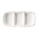 Berry & Thread 14" Triple Section Server - Whitewash