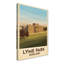 Lyme Park, England - Romantic Country House and Parkland Travel Poster | Castles and Palaces. Giclee Print on Wrapped Canvas. Wall Art, Home Decor - Castles & Palaces, England 1 Piece Wrapped Canvas Wall Art-1764121011