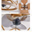 Stokes 28cm Ceiling Fan with LED Lights