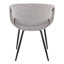 Chaises rembourrées Clarissa avec pieds fuselés en métal-1967551342-1947530943