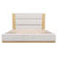 Lit plateforme tapissier avec tête de lit en bois Boucle-695159358-695159296