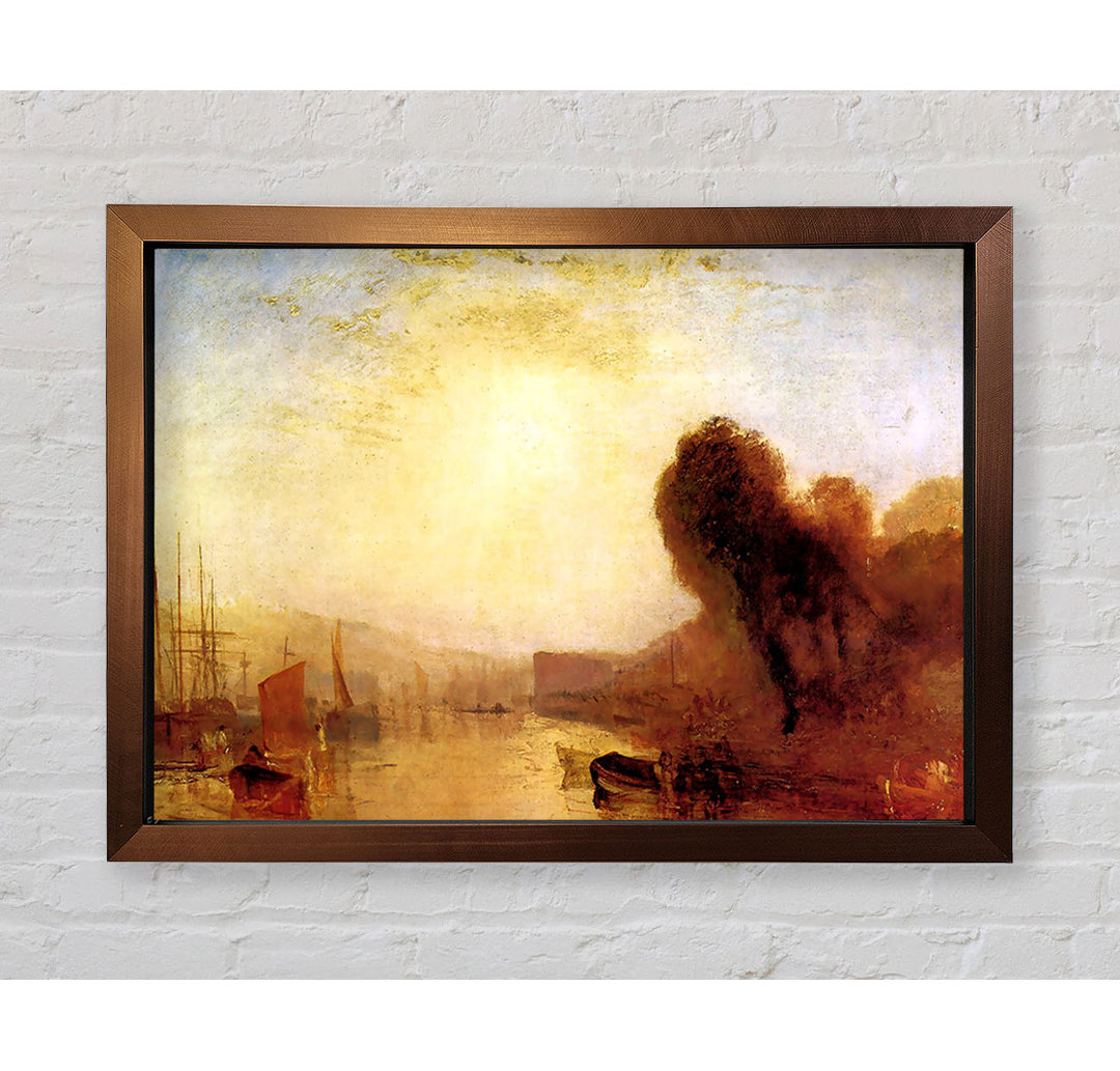 Regatta bei Cowes Castle von Joseph Mallord Turner - Einzelne Bilderrahmen Kunstdrucke