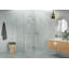 Halo 46 in. x 32 in. x 78 in. 90-degree Fully Frameless Glass Hinged Shower Enclosure-1593684337
