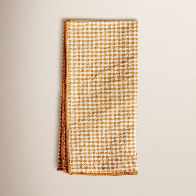 Serviettes de table Nigel Sidney, À damier