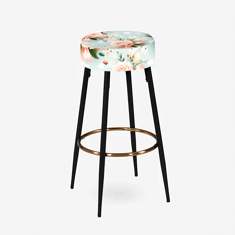 Simbula - Ensemble de 2 tabourets de bar à pois
