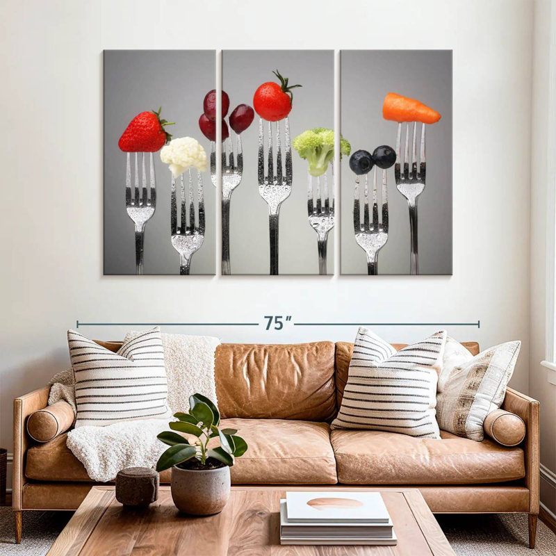 'Healthy Eating, 42" H x 65" W