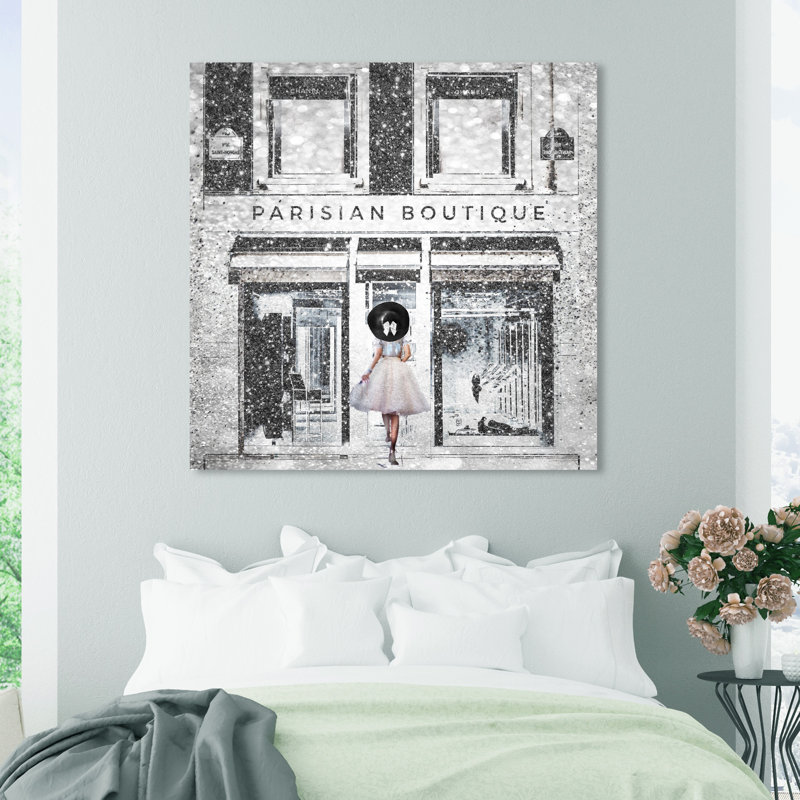 Parisian Boutique - impression sur toile tendue, H 40 po x l 40 po