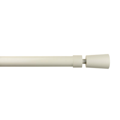 Folwell Polyresin Adjustable Single Curtain Rod