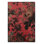 Rug & Kilim’S Modern Rug, Crimson Red With Rose Floral Pattern - Rug & Kilim