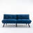 Navy Blue Convertible Folding Modern Sofa Bed