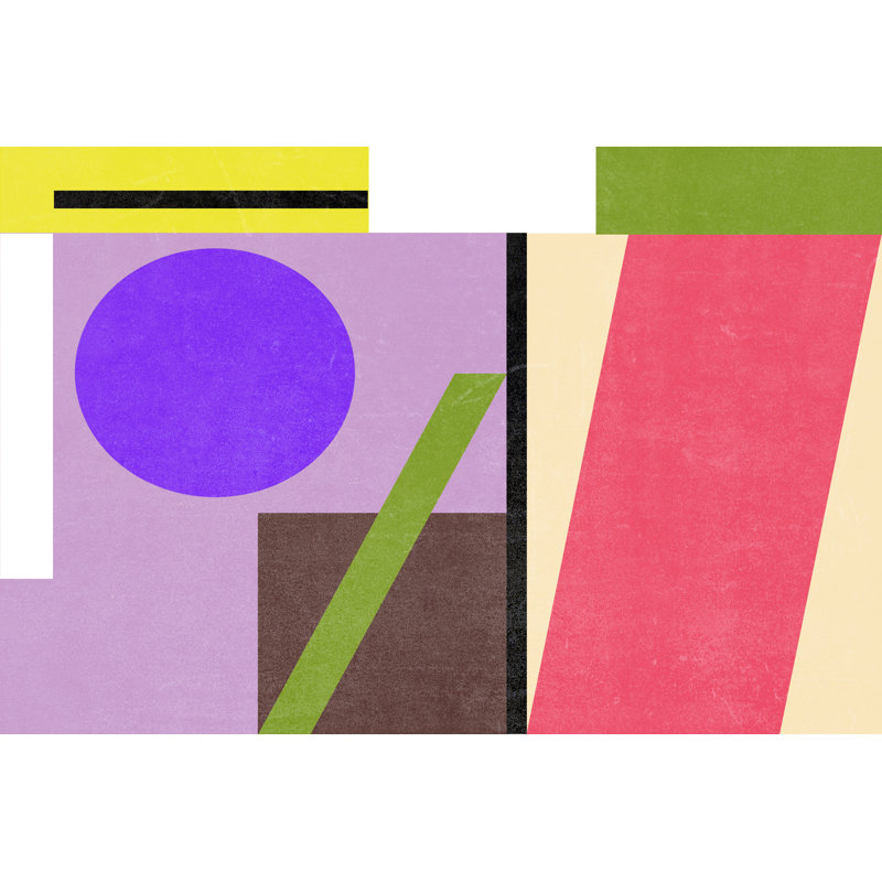 Colour Composition III by Melissa Wang - Wrapped Canvas Print, 61cm H x 91cm W