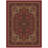 Ottohome Non-Slip Medallion Oriental Area Rug For Living Room, Hallway, Entryway Rug, Dark Red-1878101872