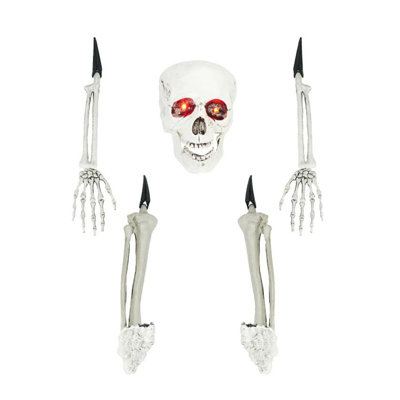 Ensemble de décoration squelette 5 pièces 5,5 "19,5"