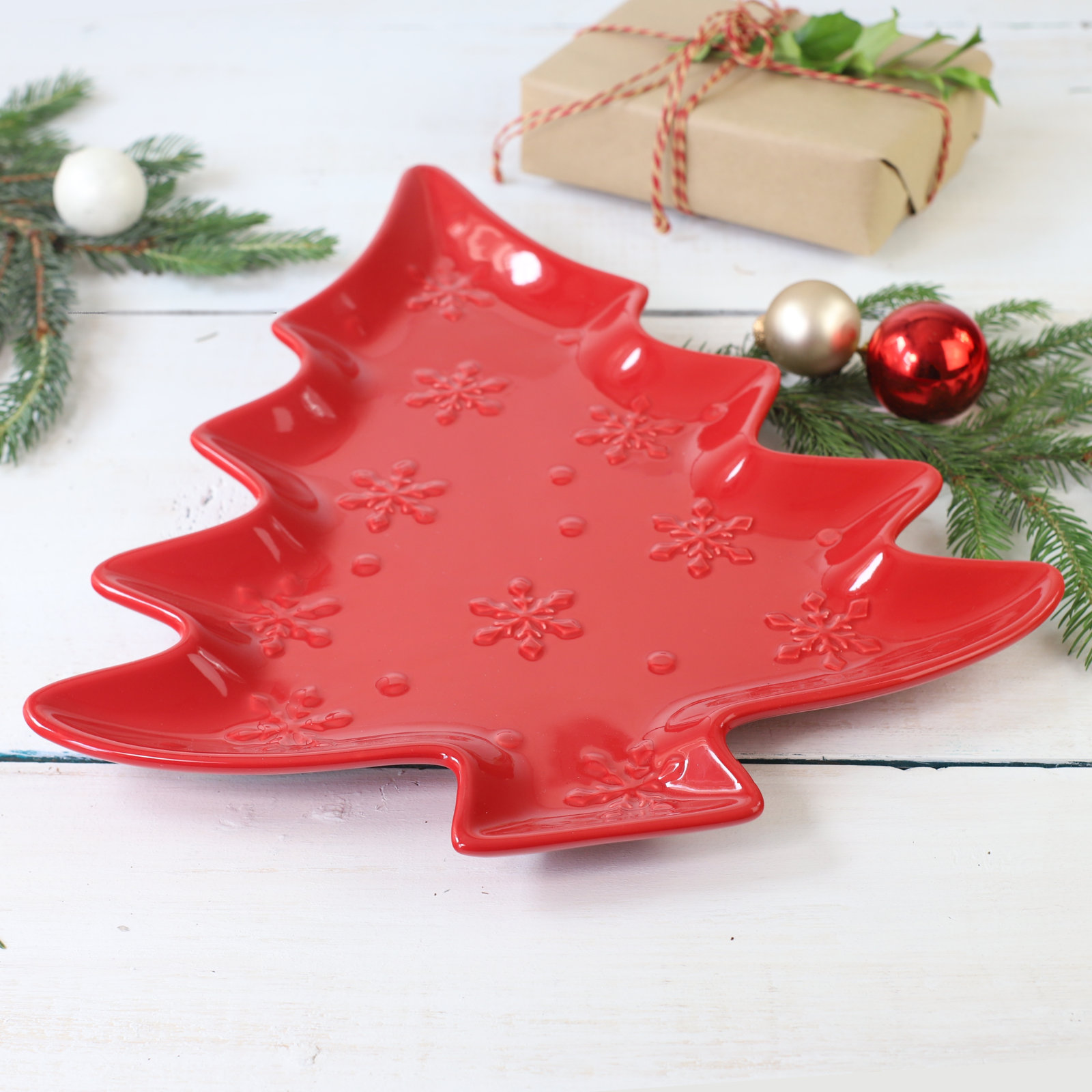 Winterfest Platter, Red